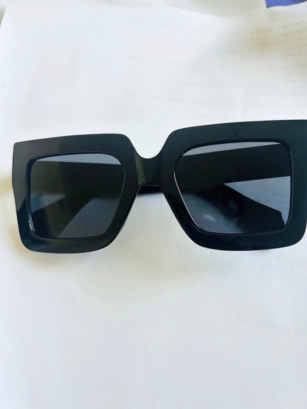 Black Square Sunglasses Like New